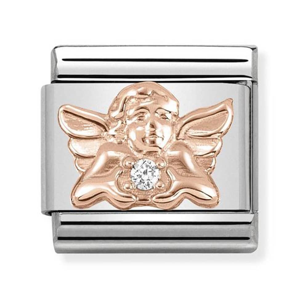Nomination Rose Gold Angel of Family Charm