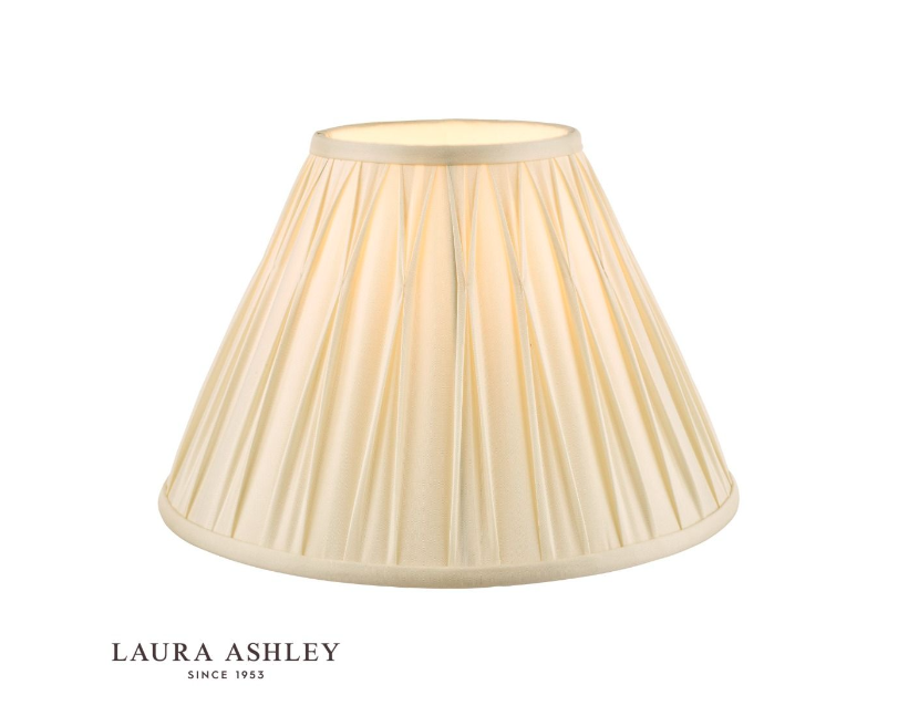 Laura Ashley Fenn Silk Shade Ivory 12''LA1651124-Q