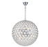 Dar Fiesta 8 Light 50cm Pendant FIE0850 Polished Chrome