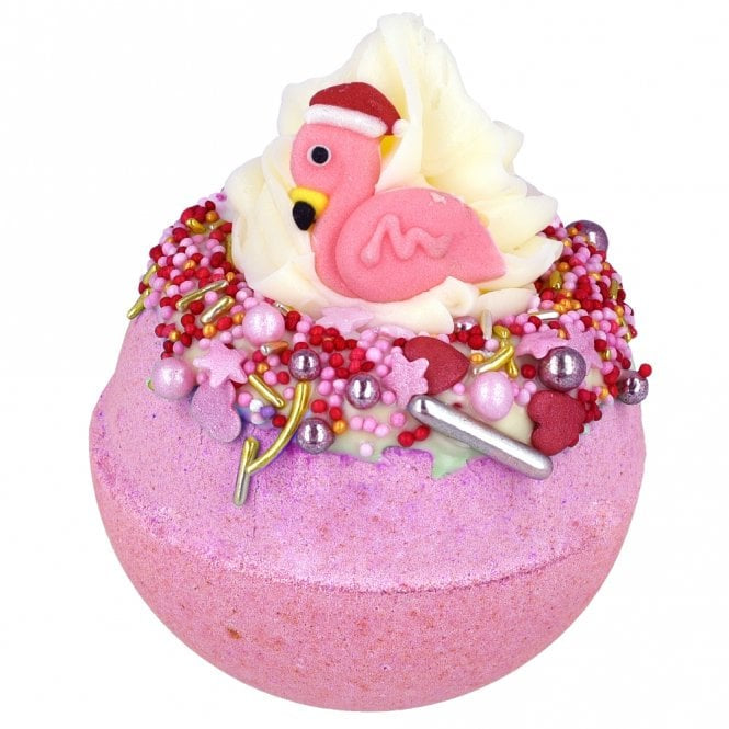 Flamingle Bells Bath Bomb by Bomb Cosmetics