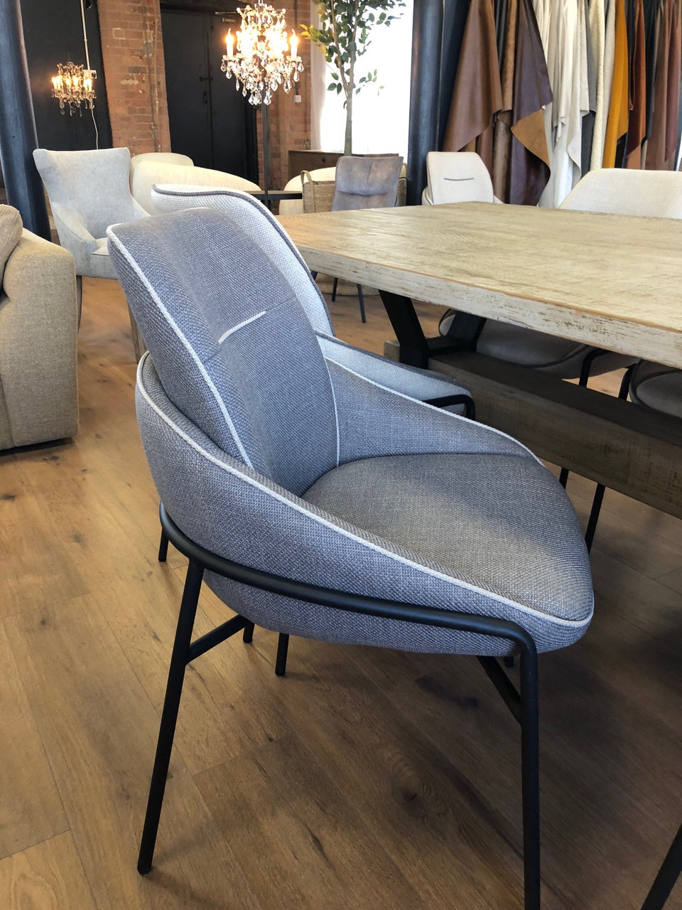 Forest Grey Dining Chair