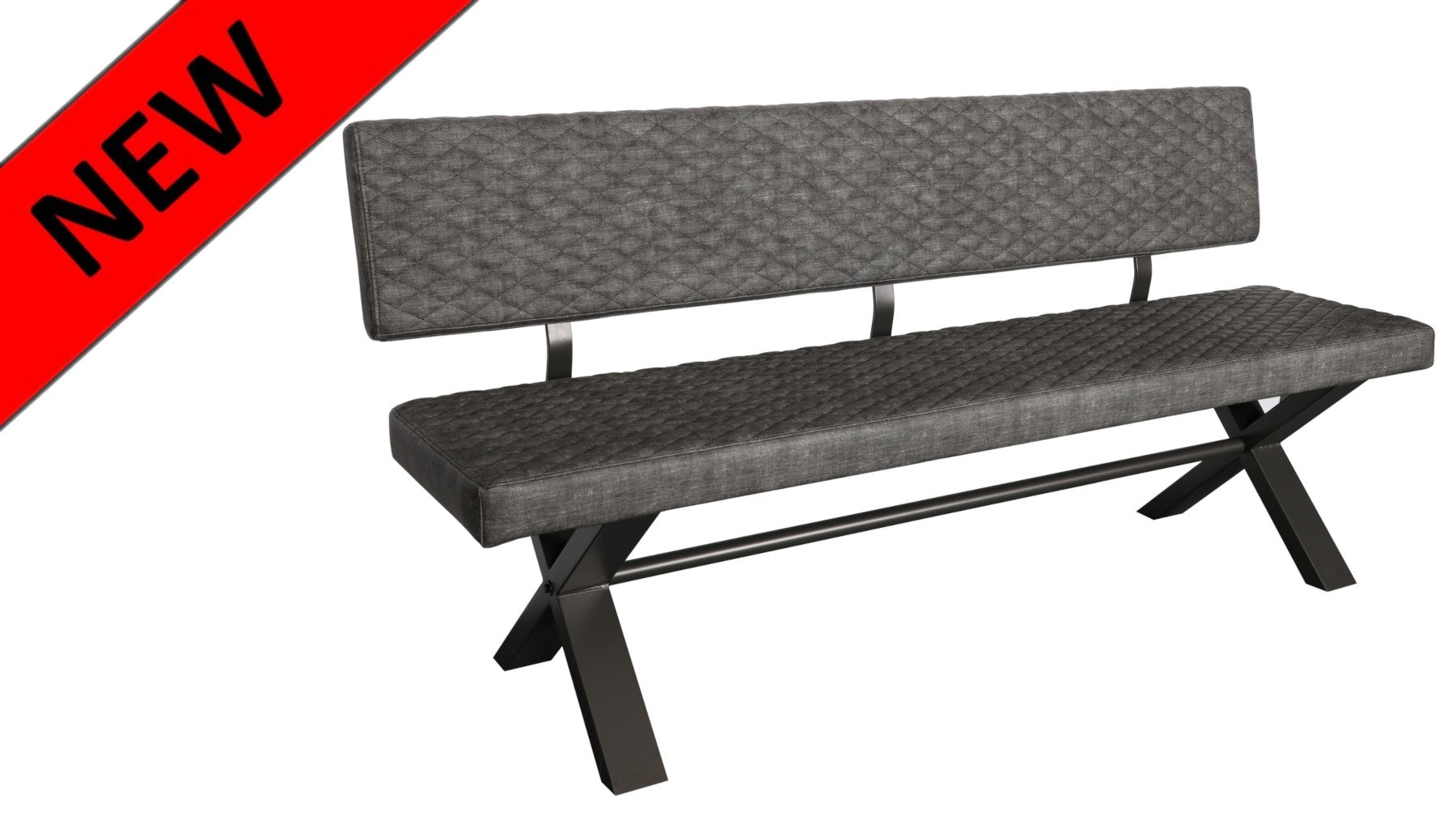 Classic  Fusion Large  Upholstered Dining Bench FSUB180B