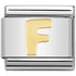 Nomination Yellow Gold Initial F Charm