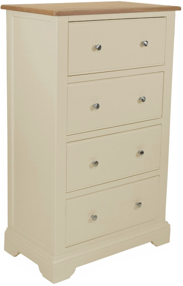 Cobblestone Tall 4 Chest of Drawers