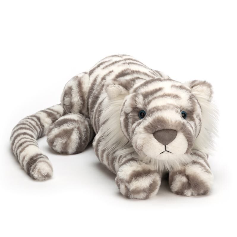 Jellycat Sacha Snow Tiger Really Big  SACRB1T