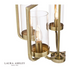 Laura Ashley Joseph 5LT LA3713708-Q Chandelier antique Brass Glass