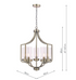 Laura Ashley Joseph 5LT LA3713708-Q Chandelier antique Brass Glass