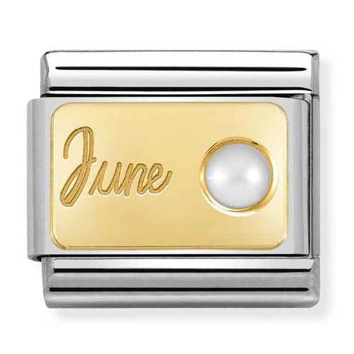 Nomination Gold June Birthstone Charm
