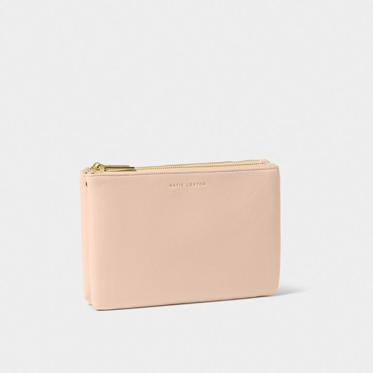 Katie Loxton Nude Pink Duo Pouch