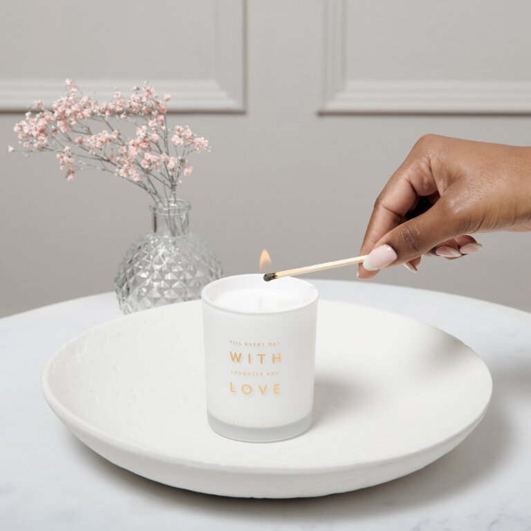 Katie Loxton Fill Everyday With Laughter & Love Candle