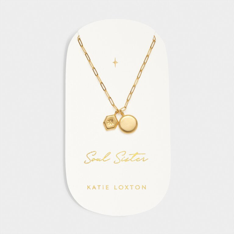 Katie Loxton Waterproof Soul Sister Charm Necklace