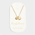 Katie Loxton Waterproof Family Forever Charm Necklace