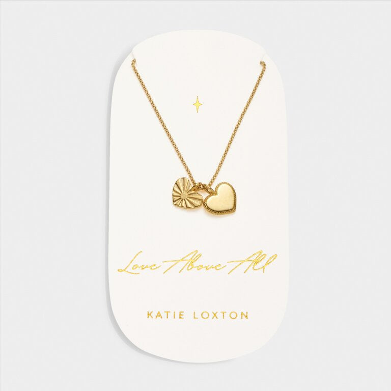 Katie Loxton Waterproof Love Above All Charm Necklace