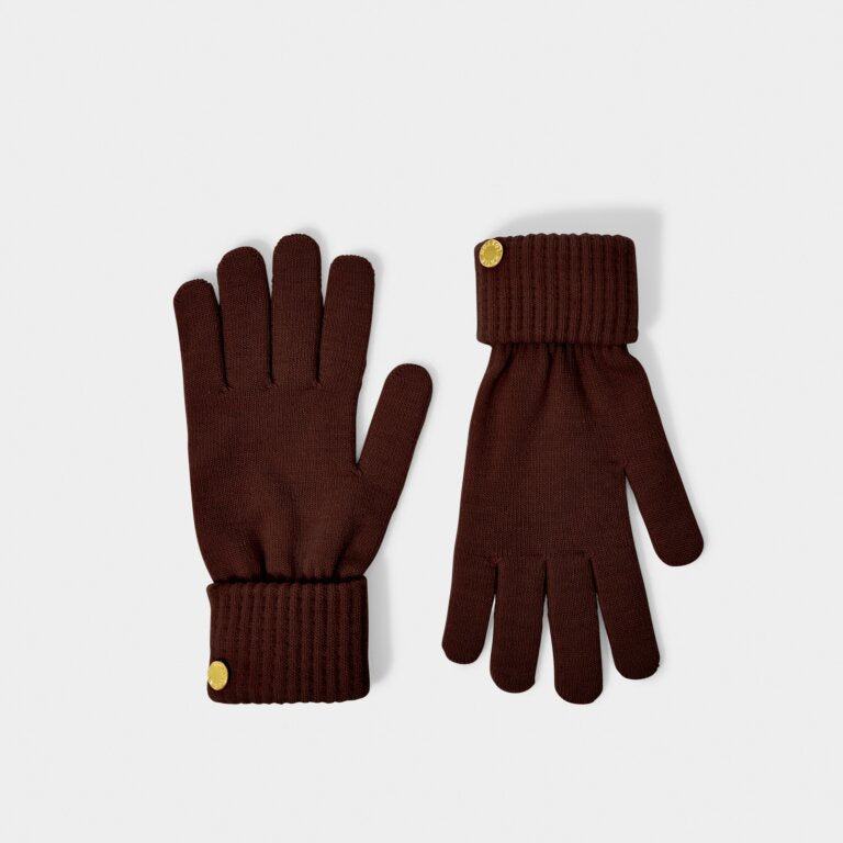 Katie Loxton Cacao Knitted Gloves