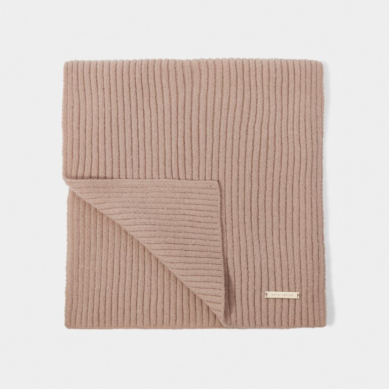Katie Loxton Soft Tan Knitted Scarf