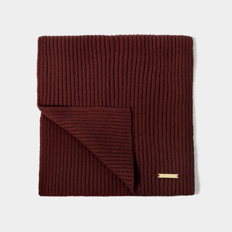 Katie Loxton Cacao Knitted Scarf