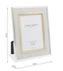 Laura Ashley Harrison 5 x 7 Photo Frame Pale Charcoal LA3733733-Q