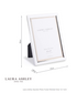 Laura Ashley Steynton 5 x 7 Photo Frame LA3756180-Q  Polished Silver
