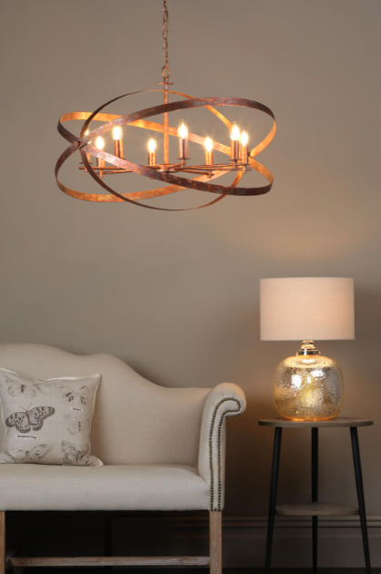 Lava Duel-Lit Table Lamp