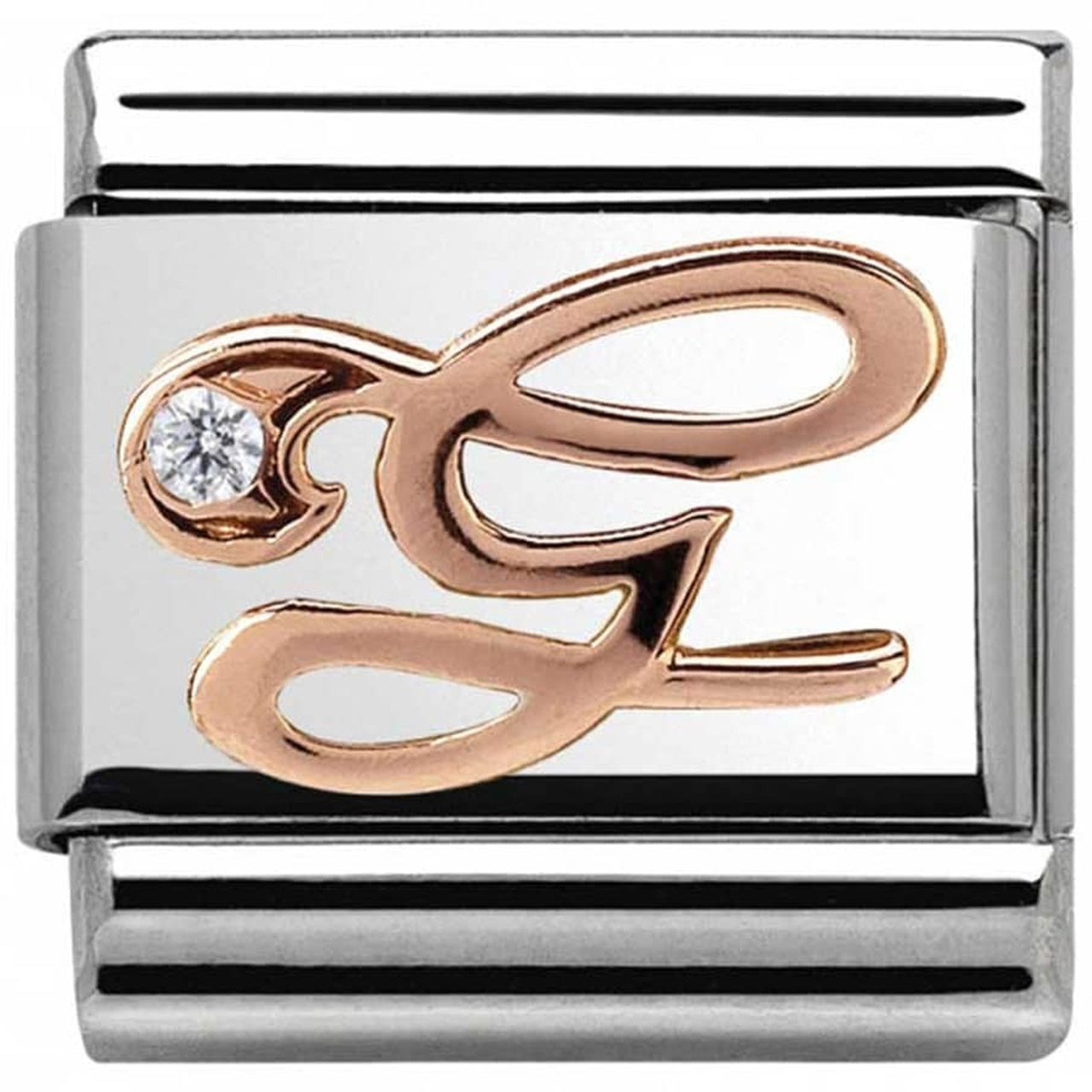 Nomination Rose Gold Initial G Charm