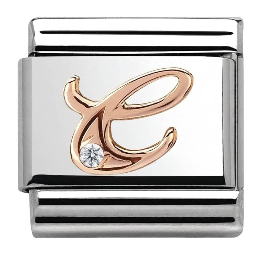 Nomination Rose Gold Initial C Charm