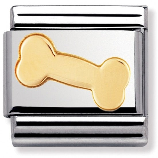 Nomination Yellow Gold Bone Charm