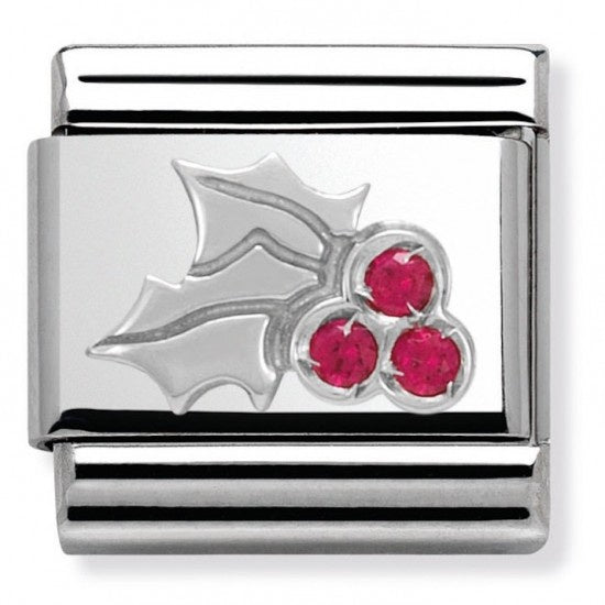 Nomination Red Enamel Holly Charm