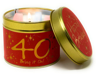 Happy Birthday 40 Candle Tin by Lilyflame