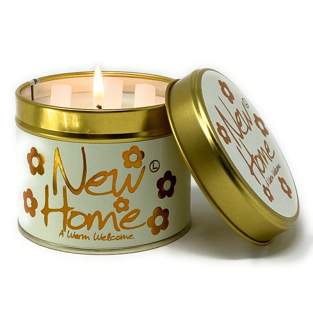 New Home Candle Tin By Lilyflame
