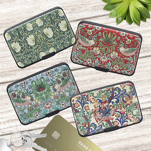 William Morris Dark Credit Card Holder