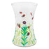 Flower Vase Glass Ladybirds