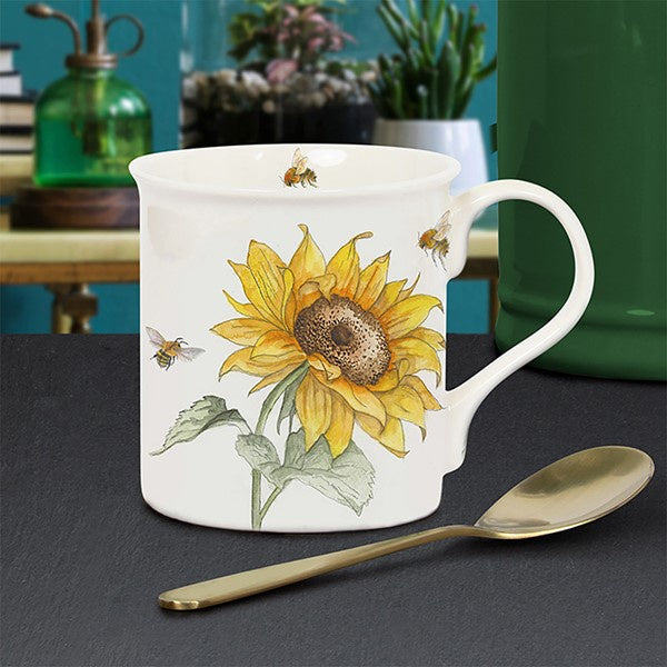 Bee-tanical Mug Sunflower