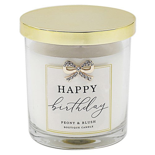 Madelaine By Hearts Designs Candle Happy Birthday