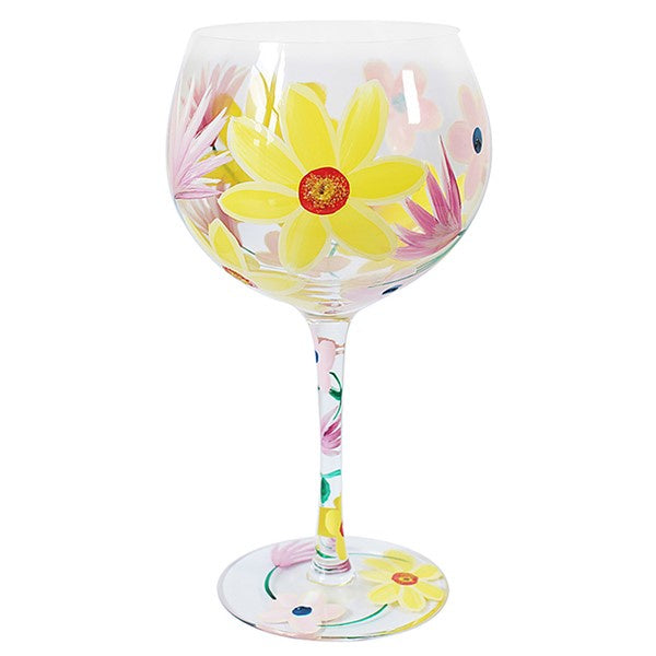 Flower Gin Glass Daffodils