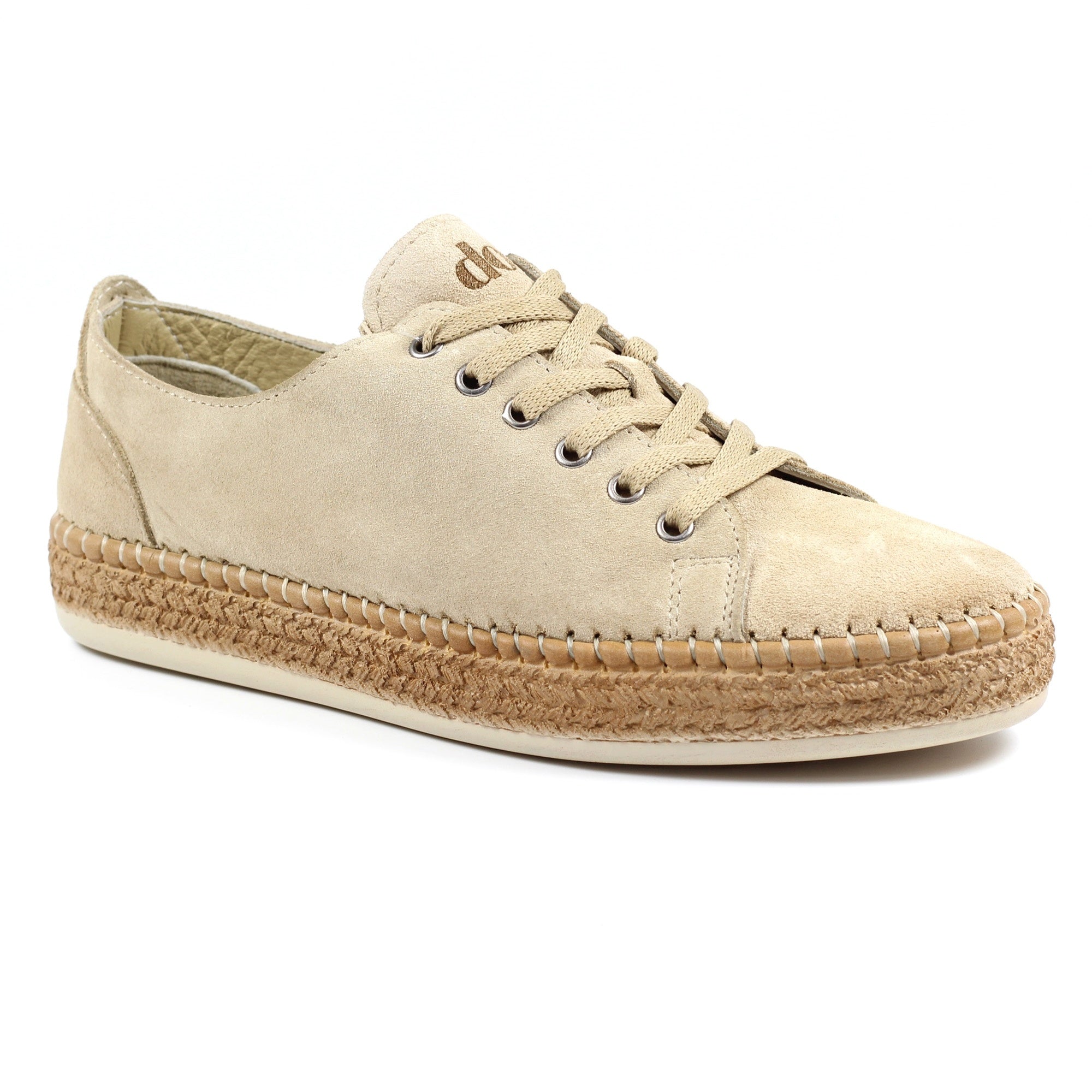 Lazy Dogz Maddison Beige Suede Trainer – Tylers Department Store