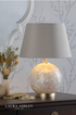 Laura Ashley Mathern table Lamp LA3756214-Q Cream Shell And Champagne With Shade