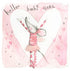 HELLO BABY GIRL MOUSE CARD