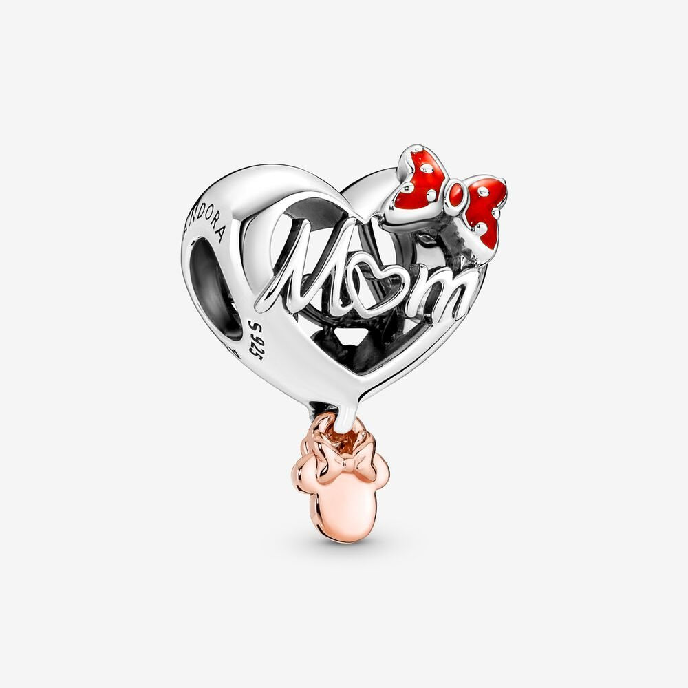 Pandora Disney Minnie Mouse Mum Heart Charm 781142C01