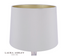 Laura Ashley Nevern Table Lamp LA3756239-Q Champange Glass and polished Chrome With Shade