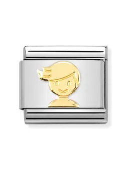 Nomination Composable Link Gold Boy Charm