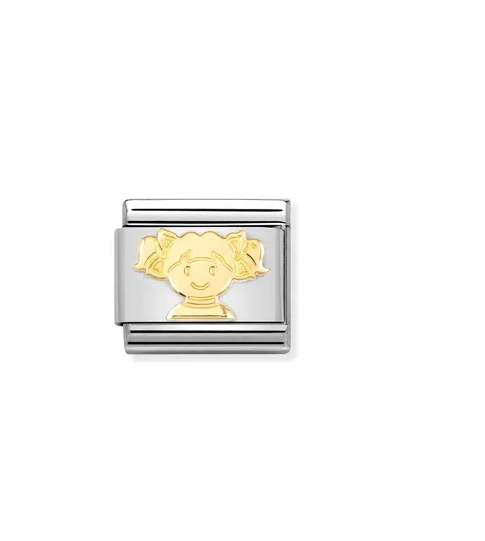 Nomination Composable Link Gold Girl Charm