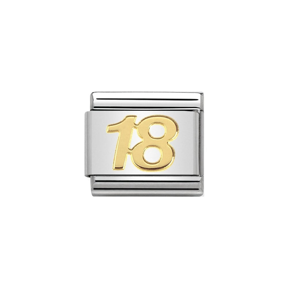 Nomination Yellow Gold Age 18 Charm