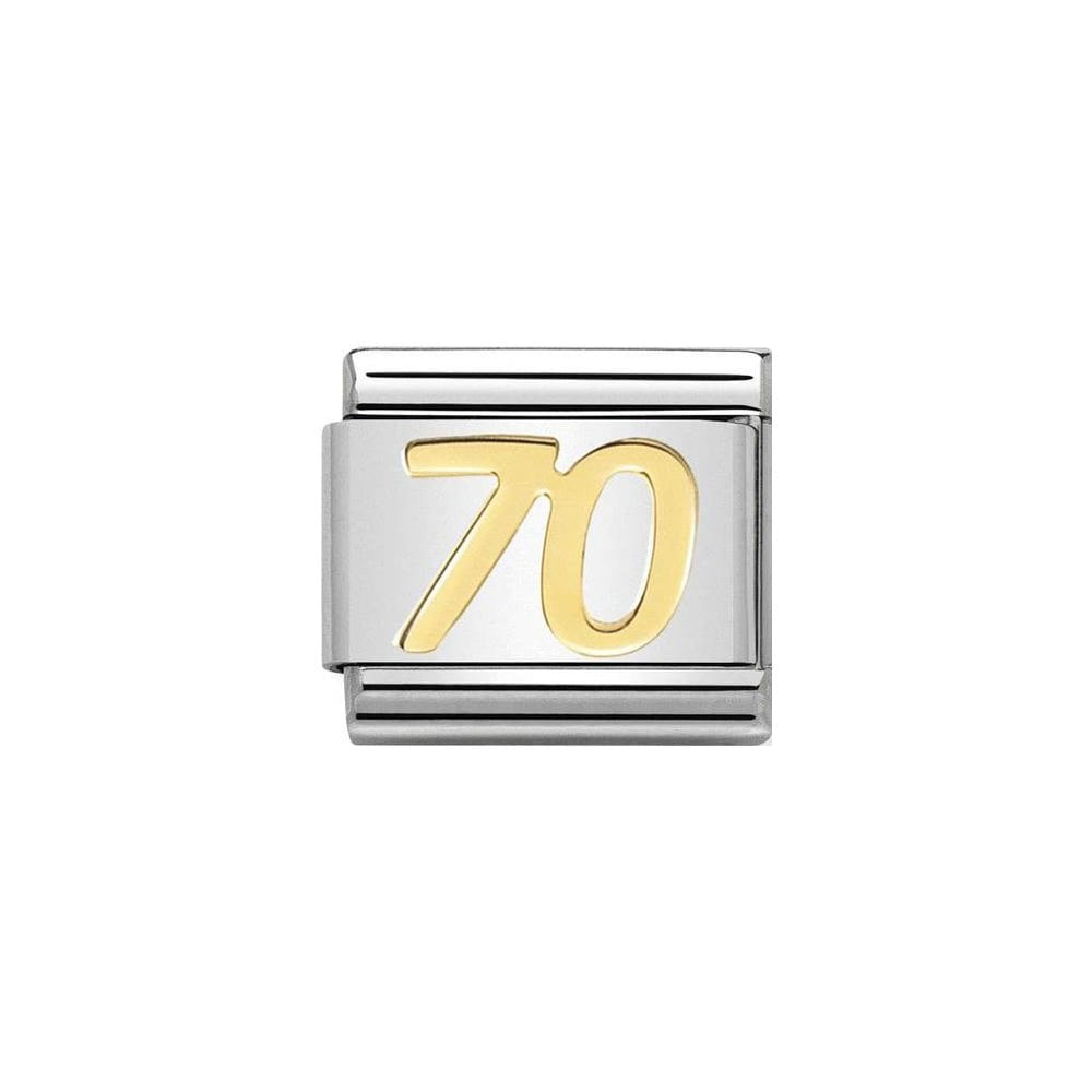 Nomination Yellow Gold Age 70 Charm