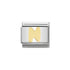 Nomination Yellow Gold Initial N Charm