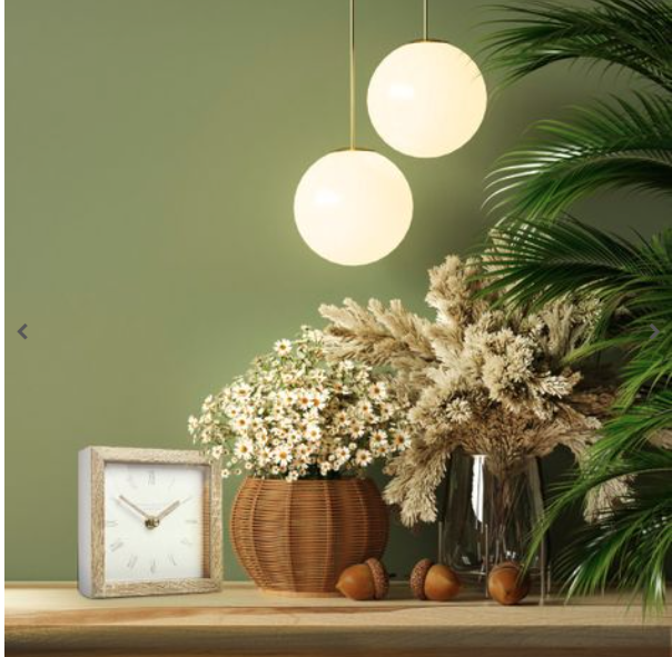 Thomas Kent 5'' Nordic Mantel Clock Tofu