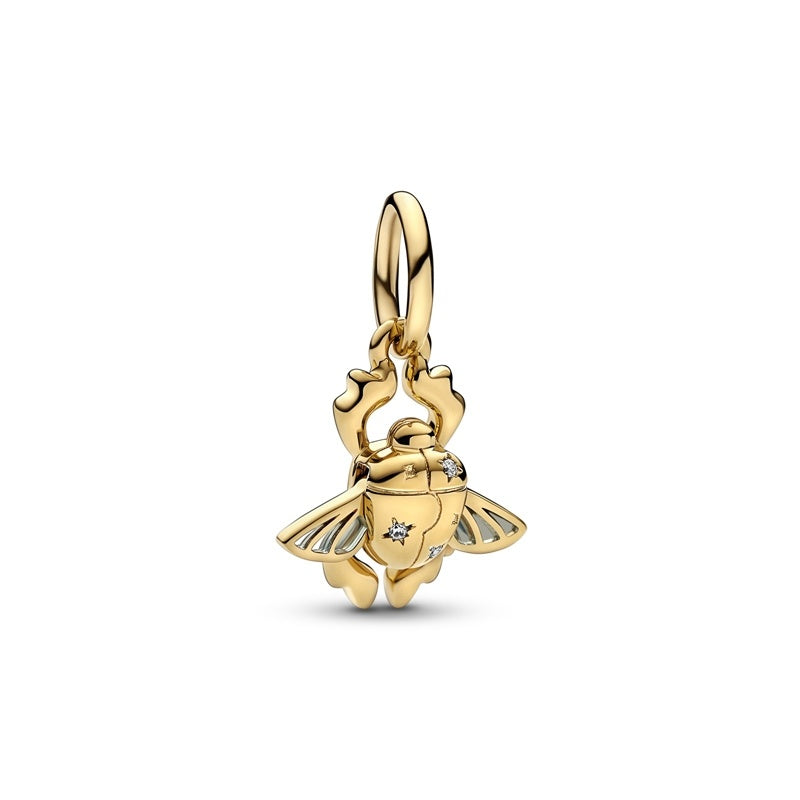 Pandora Disney Aladdin Scarab Beetle Dangle Charm 762345C01