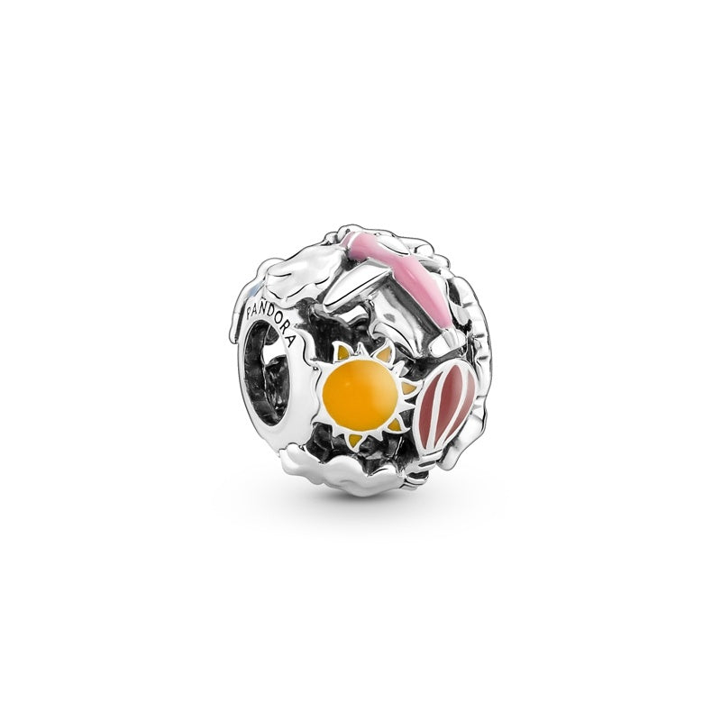 Pandora Fly Away Rainbow Sky & Travel Charm 791695C01