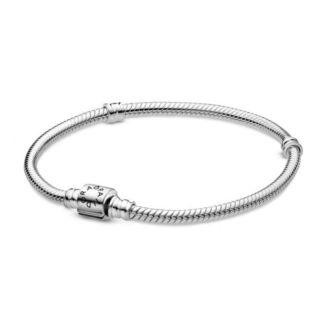 Pandora Moments New Barrel Clasp Charm Bracelet