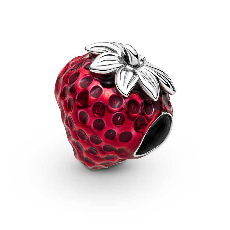 Pandora Seeded Strawberry Fruit Charm 791681C01