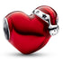 Pandora Metallic Red Christmas Heart Charm 792336C01